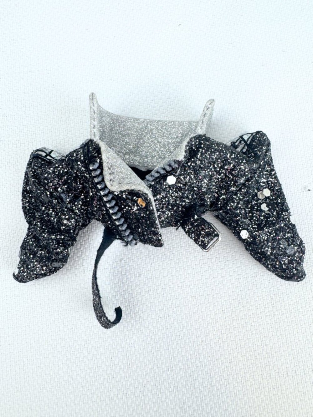 🍓5/$15 Fame Queen Jacket LOL O.M.G. Remix Super Surprise Black Silver Sparkle